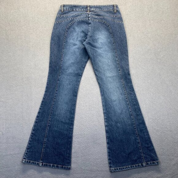 Mixit Womens Denim Blue Jeans Size 6 Cotton Blend Medium Wash Stretch - Picture 2 of 11